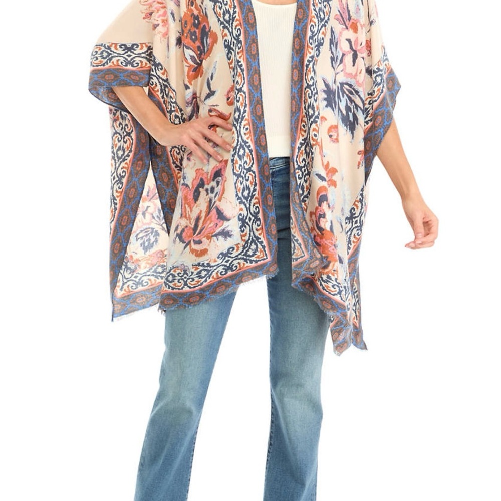 Vince Camuto Multicolor Patterned Cardigan